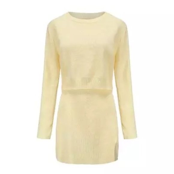 Women Knitted Sexy 2-piece Sets - Picture 4 of 9